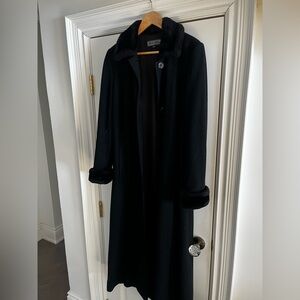 Y2K Maxi Black Coat